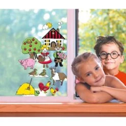 Marabu Fenstermalfarben Fun&fancy, Farmers World, 6 Farben A 80ml, Inklusive Zubehör -Leitz Shop 042c1b08db734a0e32bfad74d04104a360d7d212 fenstermalfarben marabu kids farmer