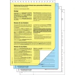 Sigel Kaufvertrag KV440 Für Gebrauchtes Kfz, A4, 1 X 4 Blatt, Selbstdurchschreibend
