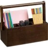 Relaxdays Tisch-Organizer 10023249, Bambus, Holz, 4 Fächer, Mit Tragegriff, Dunkelbraun -Leitz Shop 06f794ca6015628f5ba186eed2e129e6b4897a46 tisch organizer relaxdays 10023249 bambus