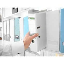 Leitz Ordner 1007-00-01, Vollpapier, Karton, A4, 8cm, Weiß -Leitz Shop 09b7cb17963f87c3e4169ca20911e484fc21123c ordner leitz 1007 00 01 vollpapier karton a4