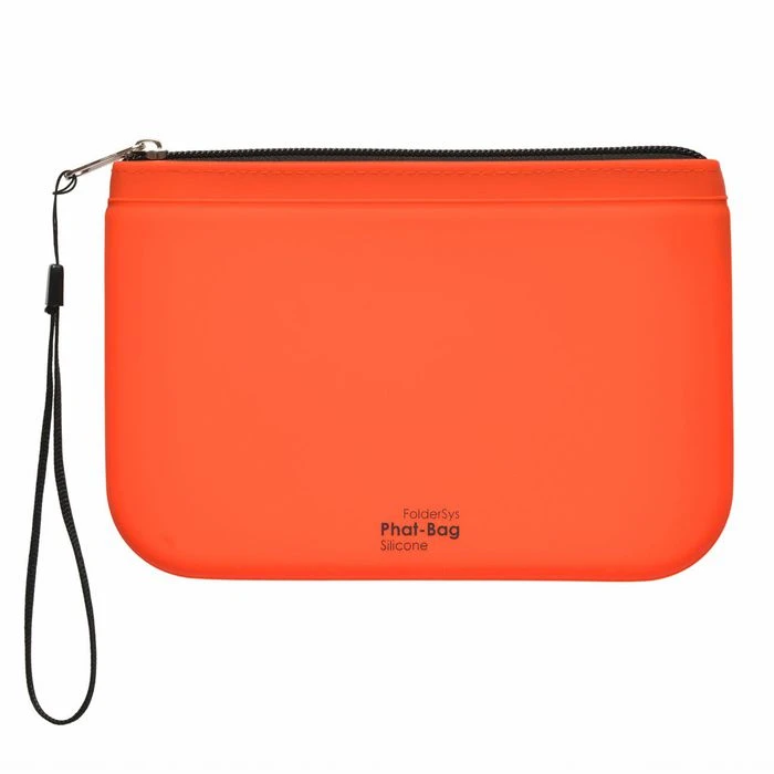 Foldersys Reißverschlussbeutel 40486-80, Phat-Bag, A6, Rot, Aus Silikon, 1 Fach 3 Foldersys Reißverschlussbeutel 40486-80, Phat-Bag, A6, Rot, Aus Silikon, 1 Fach