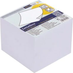 Office-Point Zettelklotz 8,5 X 8,5cm, Weiß, Lose, Ca. 800 Blatt