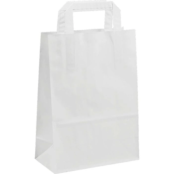 Topcraft Tragetaschen Weiß, 22 X 36cm, Papiertüten Mit Henkel, 250 Stück 3 Topcraft Tragetaschen Weiß, 22 X 36cm, Papiertüten Mit Henkel, 250 Stück