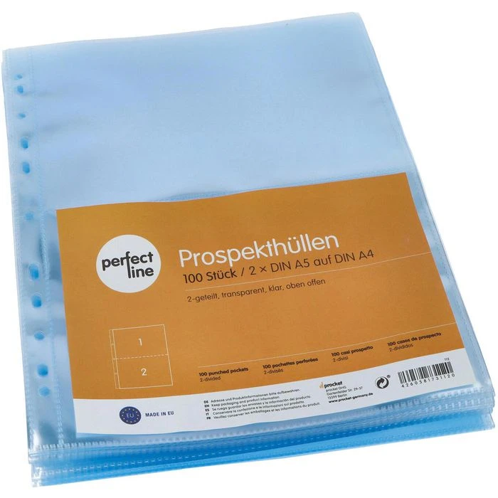 Perfect-line Fotohüllen 15 X 22cm, A4, 100 Hüllen Für Je 4 Fotos, Querformat, Klar 4 Perfect-line Fotohüllen 15 X 22cm, A4, 100 Hüllen Für Je 4 Fotos, Querformat, Klar – Bild 2