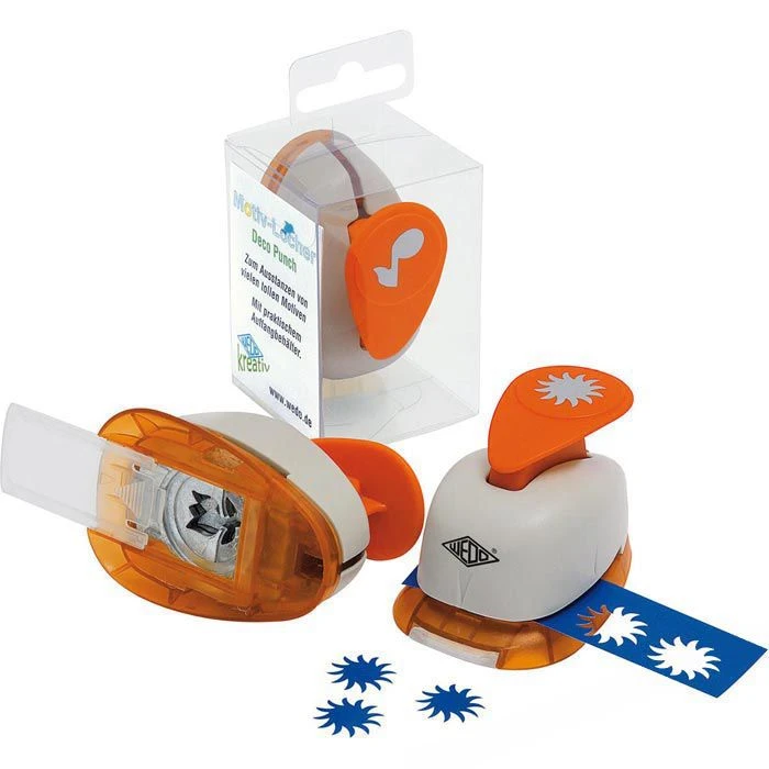 Wedo Motivlocher 168217 Groß, Stern 2,5 X 2,5cm, Motivstanzer Mit Auffangbehälter, Grau / Orange 5 Wedo Motivlocher 168217 Groß, Stern 2,5 X 2,5cm, Motivstanzer Mit Auffangbehälter, Grau / Orange – Bild 3