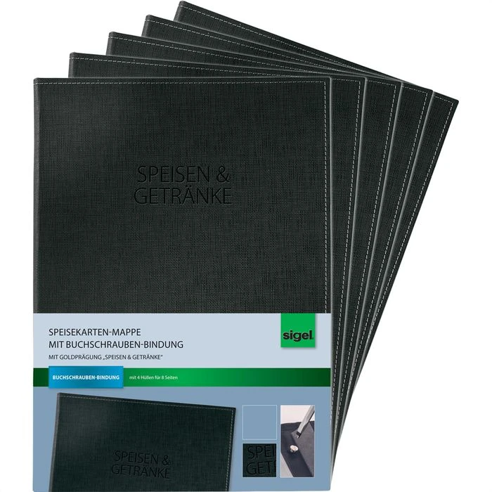 Sigel SM131 Speisen & Getränke Speisekarte 3 Sigel SM131 Speisen & Getränke Speisekarte