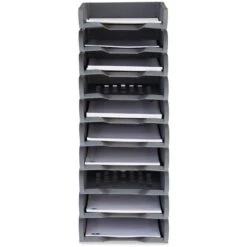 Relaxdays Briefablage A4, Weiß, Kunststoff, 10 Stück -Leitz Shop 1ac107b3fc771096063b6c060be83cc92c9c37e0 briefablage relaxdays a4