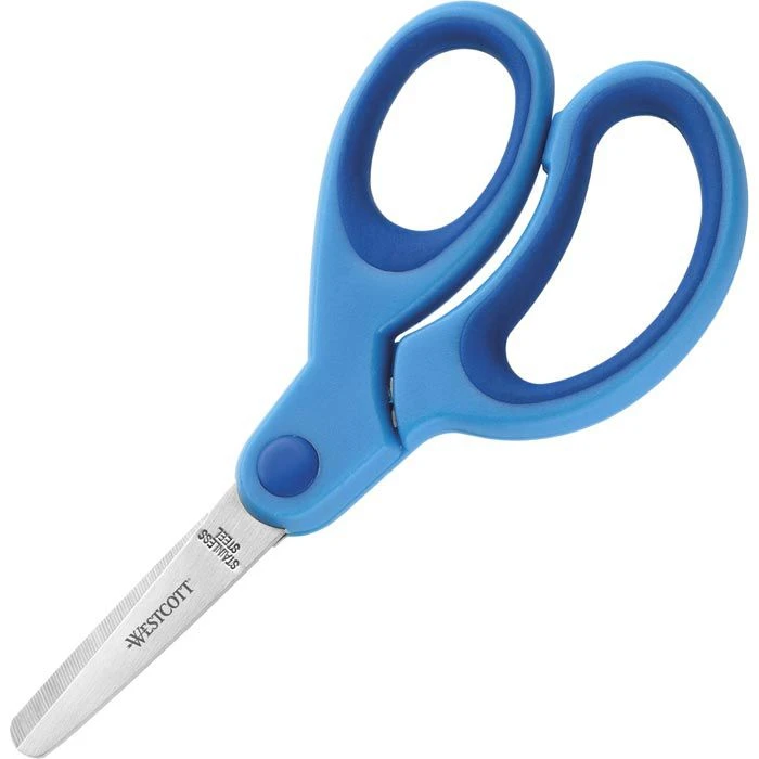 Westcott Kinderschere Softgrip, E-21581 00, 13 Cm, Bastelschere, Aus Edelstahl, Rostfrei, Blau 3 Westcott Kinderschere Softgrip, E-21581 00, 13 Cm, Bastelschere, Aus Edelstahl, Rostfrei, Blau