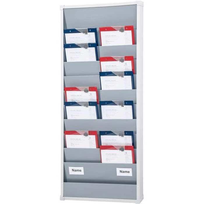 Eichner Werkstattplaner 9019-00874, Für 20 X A4, Zweireihig, Aus Kunststoff, Grau, 55,4 X 128 Cm 5 Eichner Werkstattplaner 9019-00874, Für 20 X A4, Zweireihig, Aus Kunststoff, Grau, 55,4 X 128 Cm – Bild 3