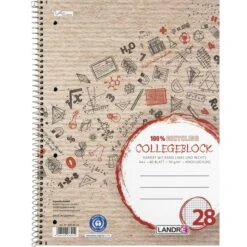 Landre Collegeblock 400146724 College, A4, Innen- Und Außenrand, 70 G/m², 80 Blatt, Kariert -Leitz Shop 2180bb62f576d87c70e1800e7f8e63c65cb18b1c collegeblock landre 400146724 college a4