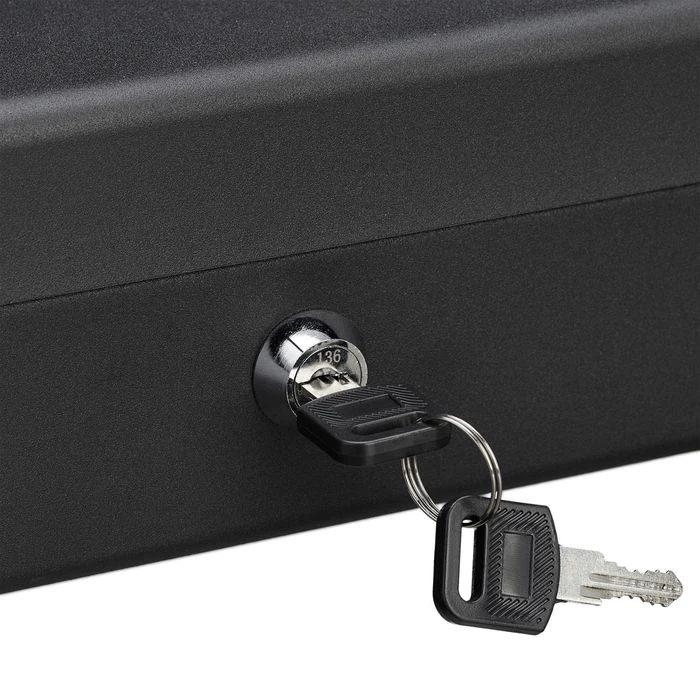 Relaxdays Geldkassette 10030697, Schwarz, 30,5 X 8,5 X 24,5 Cm, 8 Münzfächer 8 Relaxdays Geldkassette 10030697, Schwarz, 30,5 X 8,5 X 24,5 Cm, 8 Münzfächer – Bild 6