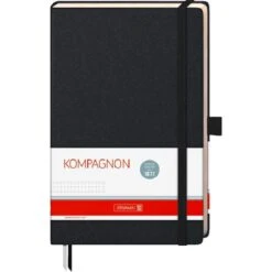 Brunnen Notizbuch Kompagnon Klassik, 105522905, A5, 96 Blatt, Schwarz, Hardcover, Dotted 11 Brunnen Notizbuch Kompagnon Klassik, 105522905, A5, 96 Blatt, Schwarz, Hardcover, Dotted -Leitz Shop 242002822778ac66b132a5608aa30003c8533451 notizbuch brunnen kompagnon klassik 105522905 a5