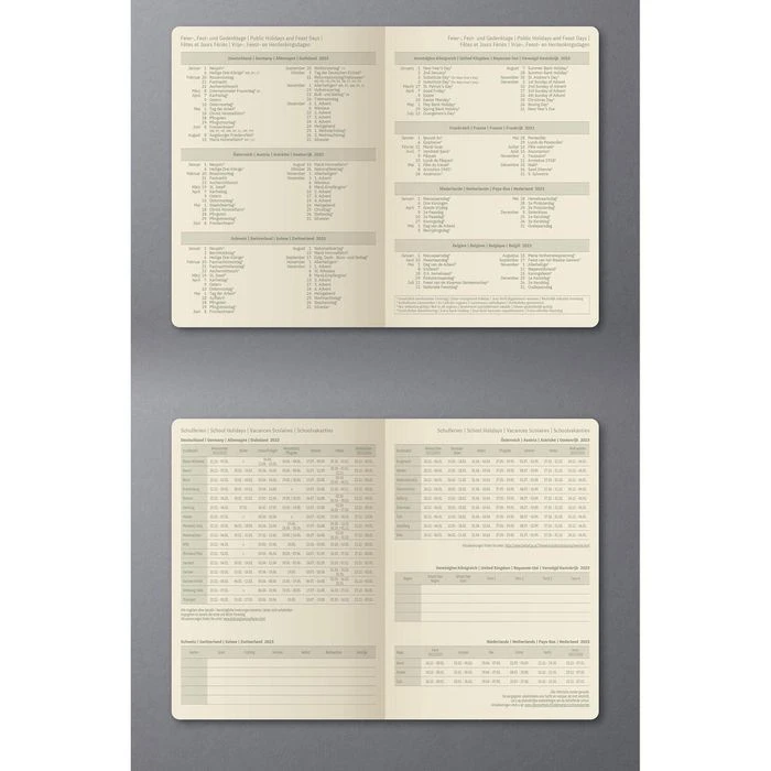 Sigel Buchkalender C2314 Conceptum, Notizkalender, 1 Woche Auf 2 Seiten, Hardcover, A5 7 Sigel Buchkalender C2314 Conceptum, Notizkalender, 1 Woche Auf 2 Seiten, Hardcover, A5 – Bild 5