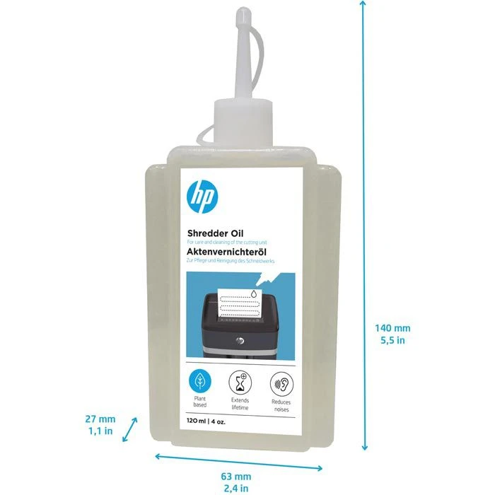 HP Aktenvernichteröl 120ml, Für Alle Aktenvernichter Geeignet 6 HP Aktenvernichteröl 120ml, Für Alle Aktenvernichter Geeignet – Bild 4