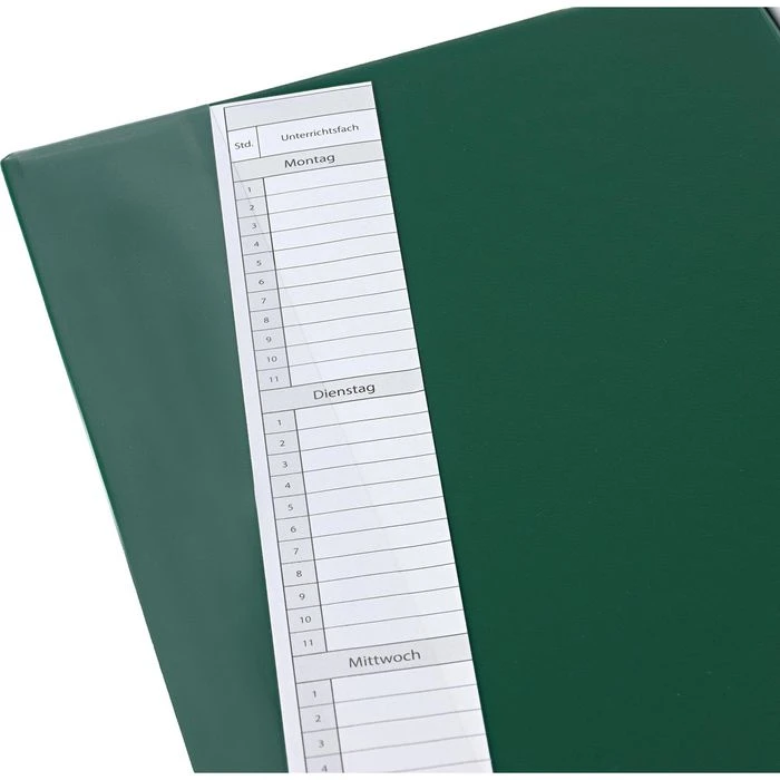 TimeTex Klassenbuch 10564, Für Alle Schulformen, PU-Hardcover, Grün 6 TimeTex Klassenbuch 10564, Für Alle Schulformen, PU-Hardcover, Grün – Bild 4