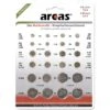 Arcas Knopfzelle Set 24-teilig, AG1/3/4/5/8/10/12/13, CR1620/2016/2025/2032 -Leitz Shop 276686873f521a90ebbe8b0b91b8a50afc608c24 knopfzelle arcas set 24 teilig