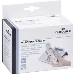 Durable Reinigungstücher Telephone Clean 50, Für Telefone, 578502, 50 Tücher