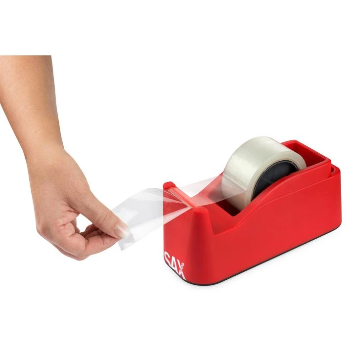Sax Klebefilmabroller Tape It Easy 0-729-01, Rot, Tischabroller Für Kleberollen 50mm X 66m 5 Sax Klebefilmabroller Tape It Easy 0-729-01, Rot, Tischabroller Für Kleberollen 50mm X 66m – Bild 3