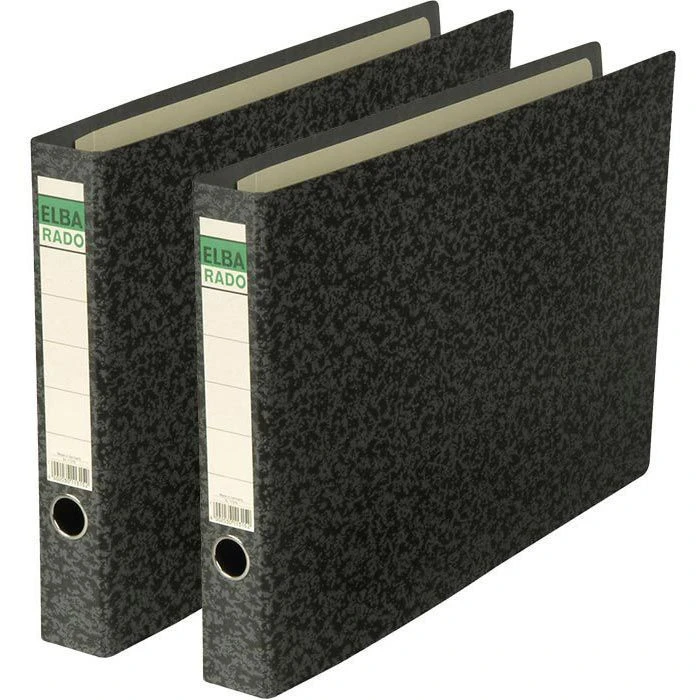Elba 100202078 Rado Ordner, A3 Quer, Schmal, Hartpappe, Schwarz 2 Elba 100202078 Rado Ordner, A3 Quer, Schmal, Hartpappe, Schwarz
