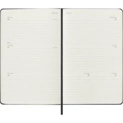 Moleskine Buchkalender Large, 1 Woche Auf 2 Seiten Hardcover Schwarz Deutsch, A5 11 Moleskine Buchkalender Large, 1 Woche Auf 2 Seiten Hardcover Schwarz Deutsch, A5 -Leitz Shop 2da645781ce5820311218c53e38f31683f9b82aa buchkalender moleskine large jahr 2023