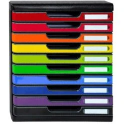 Exacompta Schubladenbox 302798D, Modulo, A4, Kunststoff, 10 Fächer, Bunt / Schwarz 6 Exacompta Schubladenbox 302798D, Modulo, A4, Kunststoff, 10 Fächer, Bunt / Schwarz -Leitz Shop 2dcbf368c86253865e4c77f12a5b1aeb50825fb1 schubladenbox exacompta 302798d modulo a4