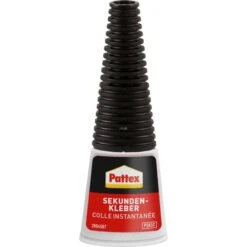 Pattex Sekundenkleber PSK5C Präzision Flüssig, Flüssig, Extra Stark, Wasserfest, 5g