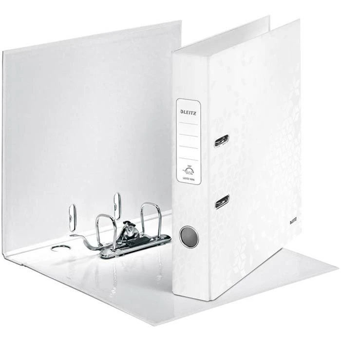 Leitz Ordner 1006-01-01 WOW Laminierter Karton, A4, 5,2cm, Weiß 8 Leitz Ordner 1006-01-01 WOW Laminierter Karton, A4, 5,2cm, Weiß – Bild 6