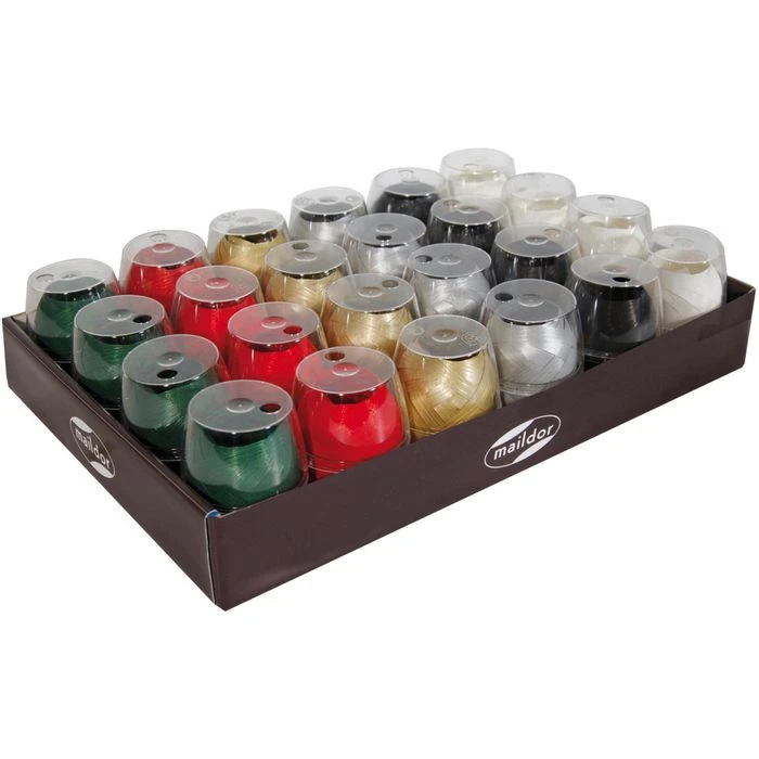 Clairefontaine Geschenkband Farbig Sortiert, Kräuselband, 7mm X 10m, Matt Glänzend, 24 Stück 3 Clairefontaine Geschenkband Farbig Sortiert, Kräuselband, 7mm X 10m, Matt Glänzend, 24 Stück