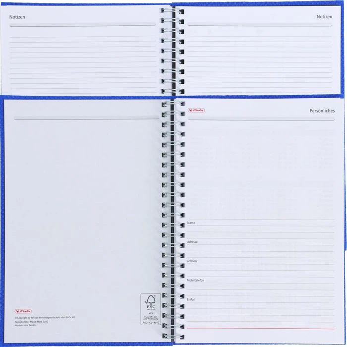 Herlitz Buchkalender Nature, 1 Woche Auf 2 Seiten, Softcover, Sortiert, A5 9 Herlitz Buchkalender Nature, 1 Woche Auf 2 Seiten, Softcover, Sortiert, A5 – Bild 7