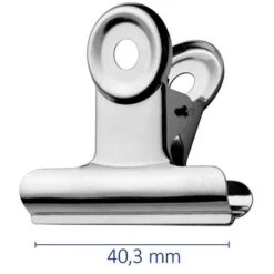Westcott Briefklemmer E-1090200, Silber, Klemmbreite 40mm, 10 Stück -Leitz Shop 32903102eed0bbc67f57223aa43ee55b1e7347cf briefklemmer westcott e 1090200 silber