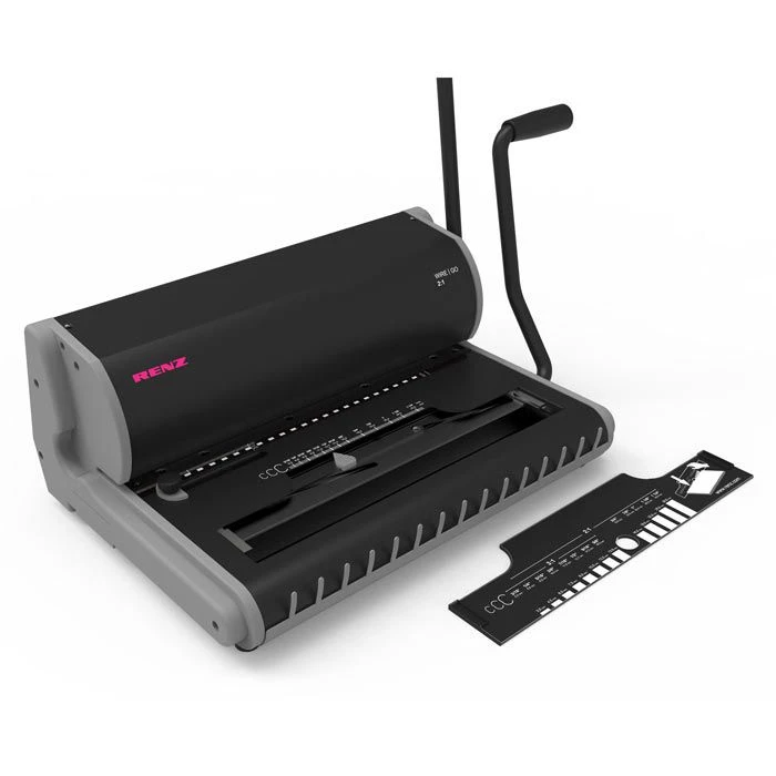 Renz Drahtbindegerät Wire Go 2:1, A4, 23 Ringe, 280 Blatt Binden, 20 Blatt Stanzen 5 Renz Drahtbindegerät Wire Go 2:1, A4, 23 Ringe, 280 Blatt Binden, 20 Blatt Stanzen – Bild 3