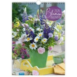 Trötsch Bildkalender Blumen, Motiv: Blumen, Spiralkalender, A4