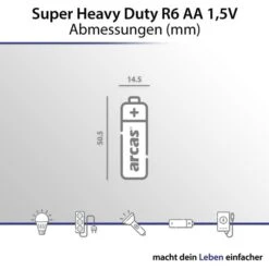 Arcas Batterien Super Heavy Duty, AA, Mignon, R6, 4 Stück 12 Arcas Batterien Super Heavy Duty, AA, Mignon, R6, 4 Stück -Leitz Shop 3f15124744f7352a727b45e4fec2b496c98a5c05 batterien arcas super heavy duty aa