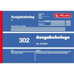Herlitz 885608 Ausgabebelege A6 Quer -Leitz Shop 3f4a59708ce3be682eb66bbfb6bb95dcd2ff1ba4 ausgabebeleg herlitz 302 885608 a6 quer