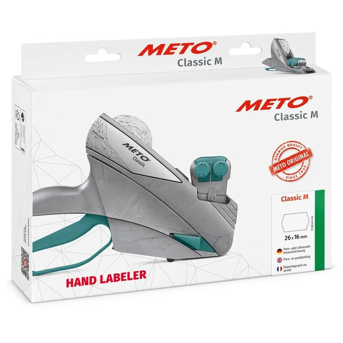 METO Preisauszeichner Classic M 2026, 2-zeilig, 20-stellig, 26 X 16 Mm Etiketten 6 METO Preisauszeichner Classic M 2026, 2-zeilig, 20-stellig, 26 X 16 Mm Etiketten – Bild 4