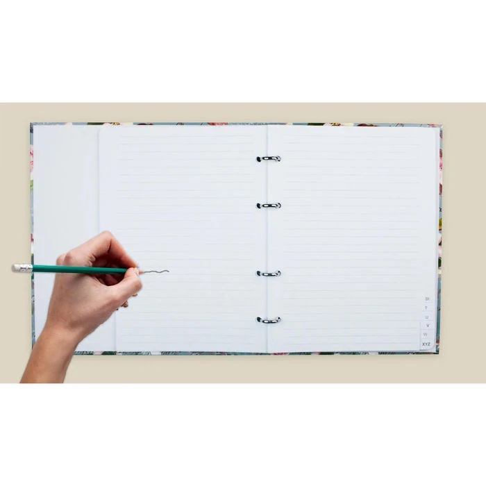 RNK Telefonbuch Blütenzauber 46701, A5, 4-Ringmechanik, Register A - Z 6 RNK Telefonbuch Blütenzauber 46701, A5, 4-Ringmechanik, Register A - Z – Bild 4