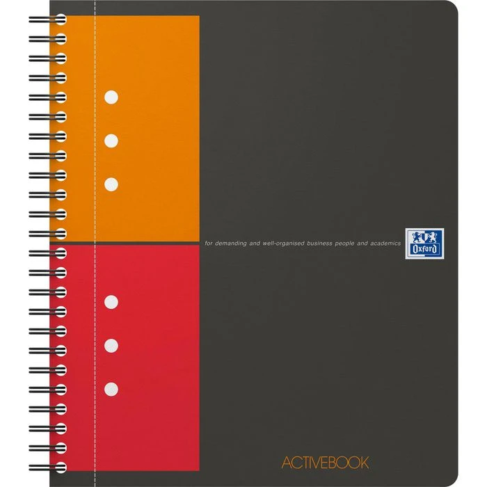 Oxford Collegeblock 357001411 Activebook, A5, Rand Rundum, 80 G/m² 80 Blatt Mit Register Kariert 10 Oxford Collegeblock 357001411 Activebook, A5, Rand Rundum, 80 G/m² 80 Blatt Mit Register Kariert – Bild 8