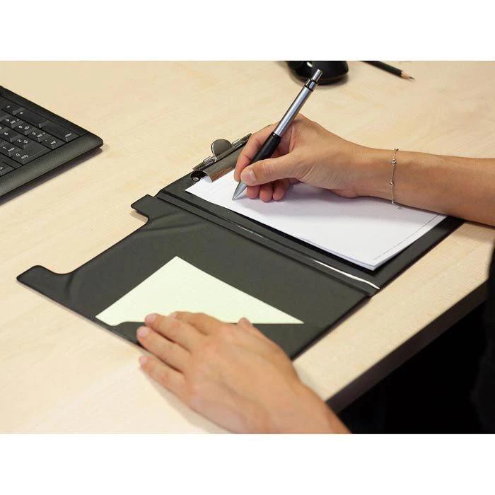 Durable Klemmbrettmappe 235901, A5, Kunststoffbezug, Schwarz 5 Durable Klemmbrettmappe 235901, A5, Kunststoffbezug, Schwarz – Bild 3