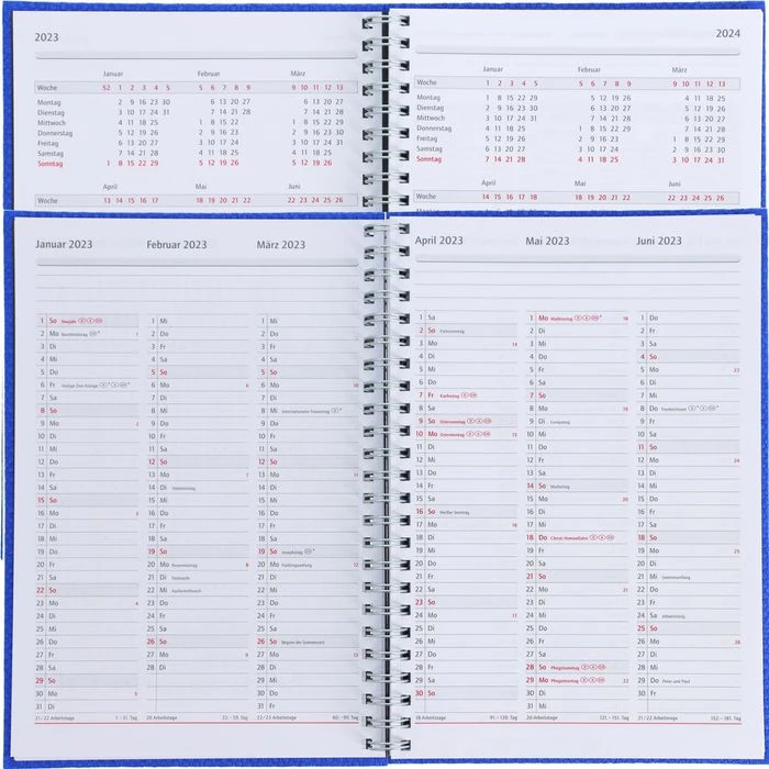 Herlitz Buchkalender Nature, 1 Woche Auf 2 Seiten, Softcover, Sortiert, A5 6 Herlitz Buchkalender Nature, 1 Woche Auf 2 Seiten, Softcover, Sortiert, A5 – Bild 4