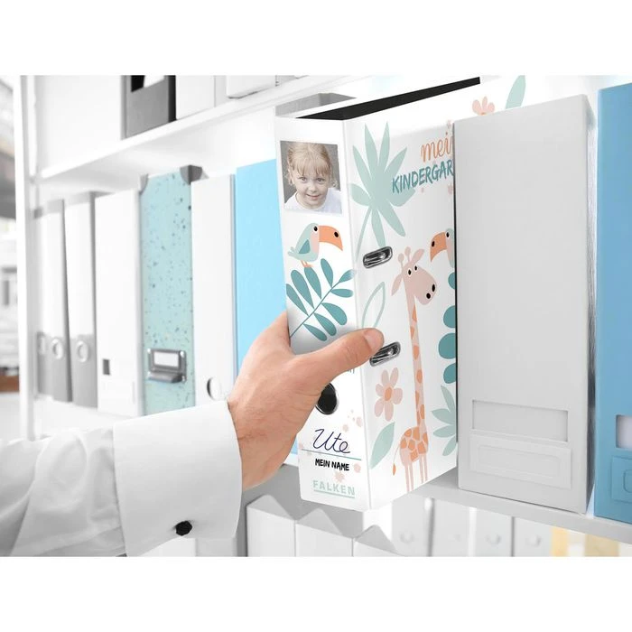 Falken Ordner 22001184 Meine Kindergartenzeit, A4, Karton, 8cm, Motiv Dschungel 4 Falken Ordner 22001184 Meine Kindergartenzeit, A4, Karton, 8cm, Motiv Dschungel – Bild 2