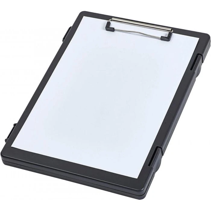 Maul Klemmbrett 2349290, A4, Kunststoff, Mit Aufbewahrungsfach, Schwarz 9 Maul Klemmbrett 2349290, A4, Kunststoff, Mit Aufbewahrungsfach, Schwarz – Bild 7