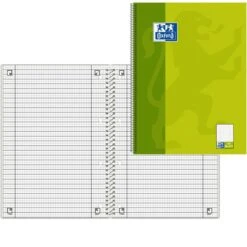 Oxford Collegeblock 100050362 KarLi, A4, Innen- Und Außenrand, 90 G/m², Liniert Und Kariert
