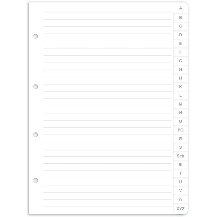 RNK Telefonbuch Blütenzauber 46701, A5, 4-Ringmechanik, Register A - Z 7 RNK Telefonbuch Blütenzauber 46701, A5, 4-Ringmechanik, Register A - Z – Bild 5