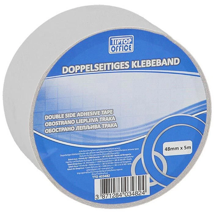 TipTop-Office Doppelklebeband, PP, 48mm X 5m 3 TipTop-Office Doppelklebeband, PP, 48mm X 5m