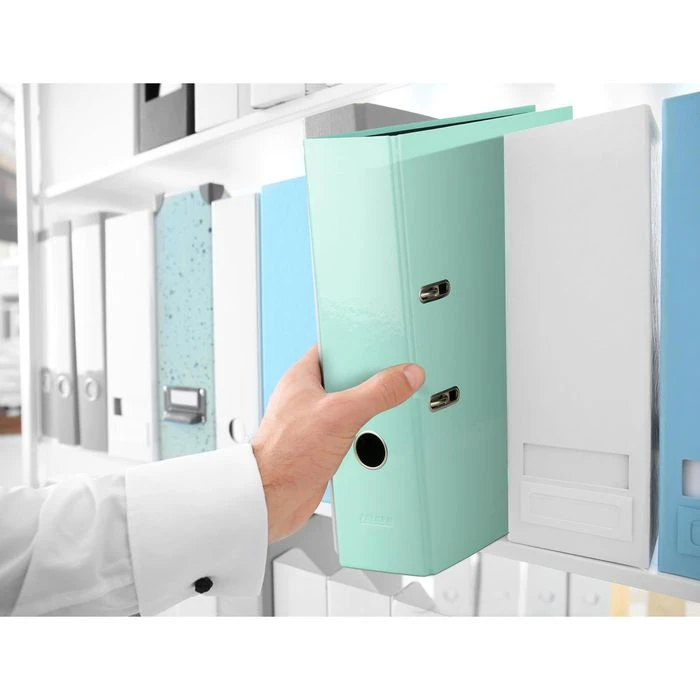 Falken Ordner PastellColor 15062632, Karton, A4, 80mm, Farbig Sortiert, 10 Stück 5 Falken Ordner PastellColor 15062632, Karton, A4, 80mm, Farbig Sortiert, 10 Stück – Bild 3