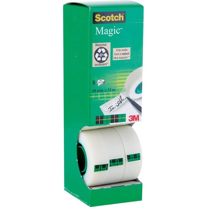 Scotch Magic Tape 810 Klebeband 19mm X 33m 8 Stück 3 Scotch Magic Tape 810 Klebeband 19mm X 33m 8 Stück