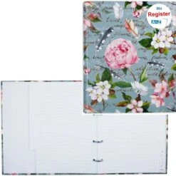 RNK Telefonbuch Blütenzauber 46701, A5, 4-Ringmechanik, Register A - Z