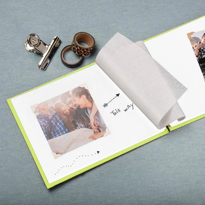 Hama Fotoalbum Fine Art 2115, Spiralalbum, 28 X 24 Cm, 50 Weiße Seiten Für 100 Fotos, Kiwi 7 Hama Fotoalbum Fine Art 2115, Spiralalbum, 28 X 24 Cm, 50 Weiße Seiten Für 100 Fotos, Kiwi – Bild 5