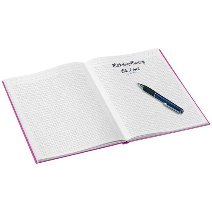 Leitz Notizbuch WOW 46261023, Kariert, A4, 80 Blatt, Pink, Fester Kartoneinband 4 Leitz Notizbuch WOW 46261023, Kariert, A4, 80 Blatt, Pink, Fester Kartoneinband – Bild 2
