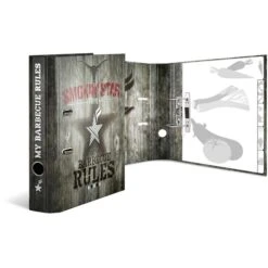 Herma Ordner 19597 BBQ, Rezeptordner, Karton, A4, 7cm, Motiv Smokin Star, Inkl. Register -Leitz Shop 6653c626e57193631568ccdc34adce31801fd7c6 ordner herma 19597 bbq rezeptordner karton a4